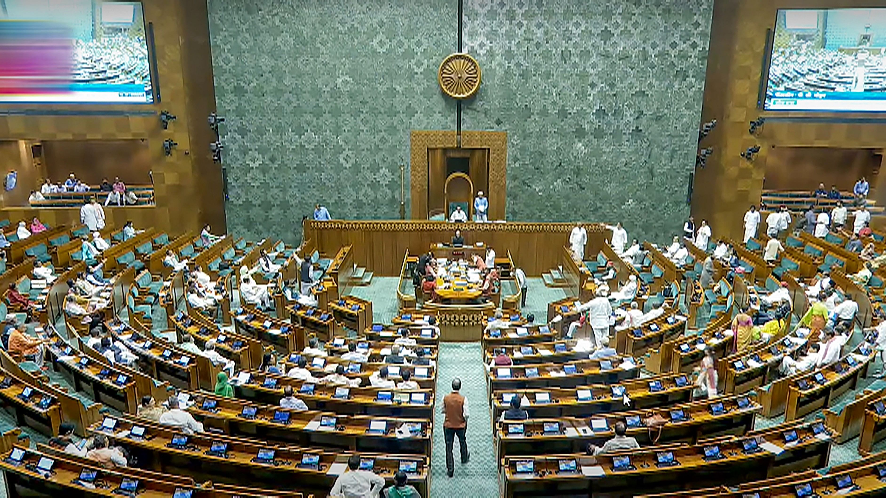 <div class="paragraphs"><p>Members in the Lok Sabha during the Monsoon session of Parliament, in New Delhi.</p></div>